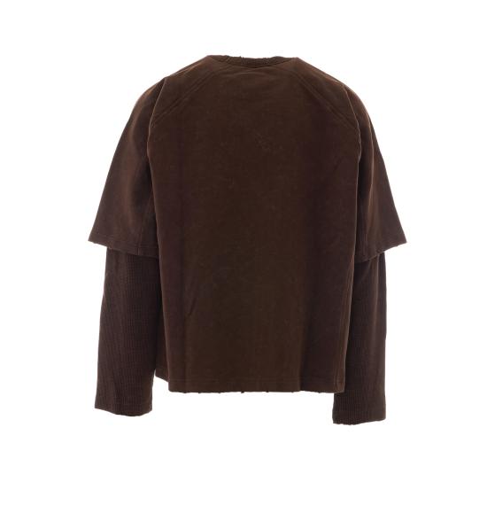 26FW 데일리 페이퍼 긴팔 티셔츠 2610146 MOLE BROWN - DAILY PAPER