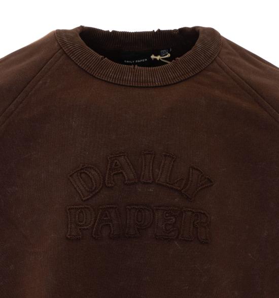 26FW 데일리 페이퍼 긴팔 티셔츠 2610146 MOLE BROWN - DAILY PAPER
