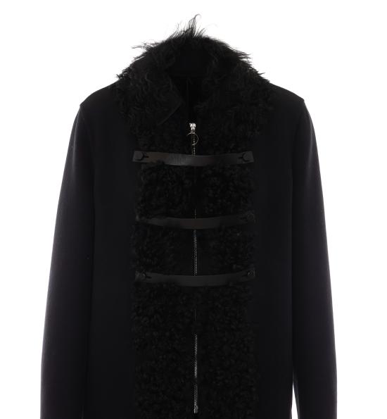 26FW 펜디 코트 FF6214 B1H1F0QA1 BLACK - FENDI