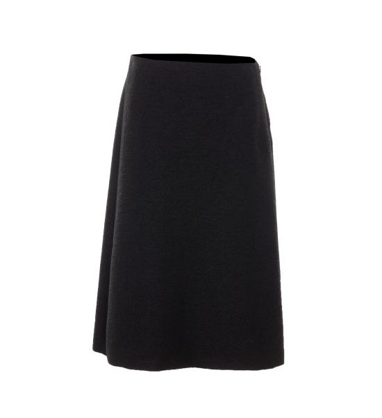 26FW 펜디 미디 스커트 FQ7757 B1U1F0QA1 BLACK