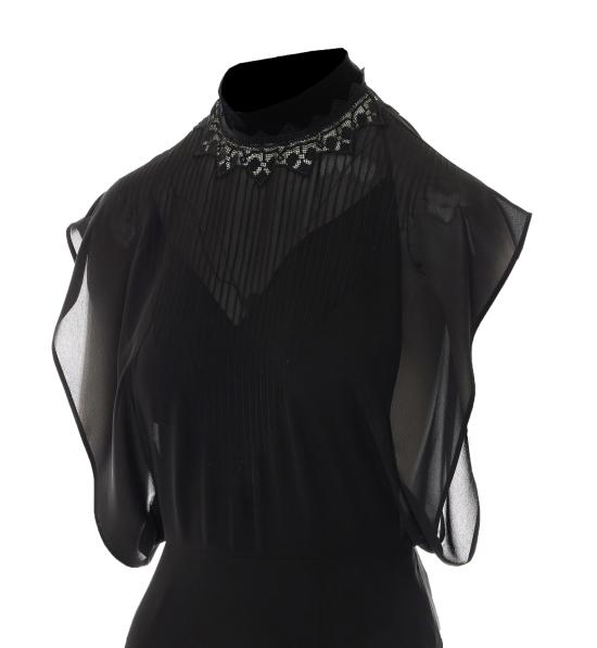 26FW 펜디 미디 원피스 FDD695 B1UKF0QA1 BLACK - FENDI
