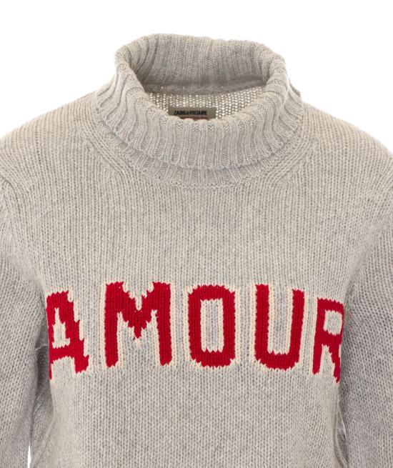 26FW 자딕앤볼테르 스웨터 KWSW03101 050 GREY - ZADIG & VOLTAIRE