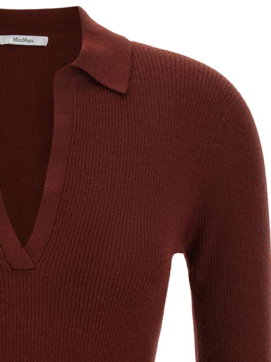 26FW 막스마라 폴로 티셔츠 앙헬 폴로 보르도 - MAX MARA