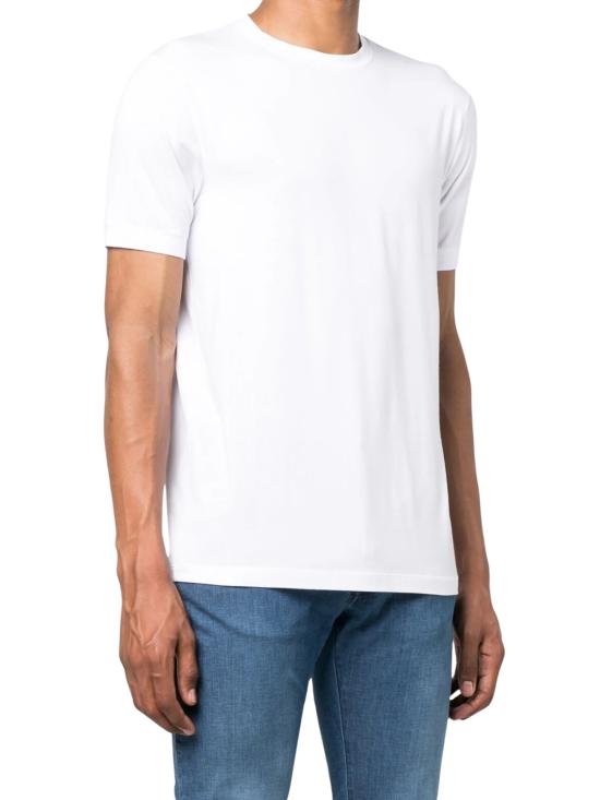 26FW 조르지오 아르마니 반팔 티셔츠 8NST62 SJP4ZU090 WHITE - GIORGIO ARMANI