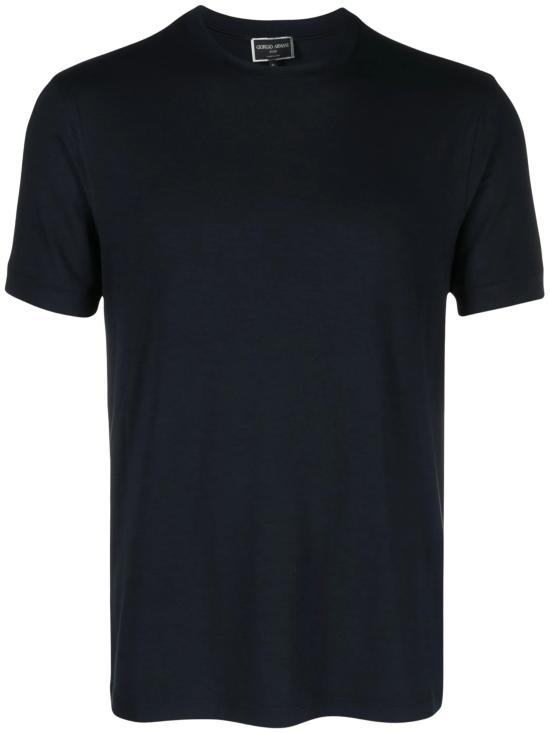 26FW 조르지오 아르마니 반팔 티셔츠 8NST62 SJP4ZUBSG NAVY