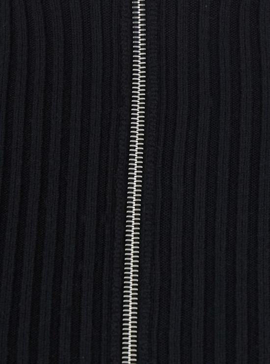 26FW 알라이아 긴팔 티셔츠 AA9S0377K303D995 Black - ALAIA