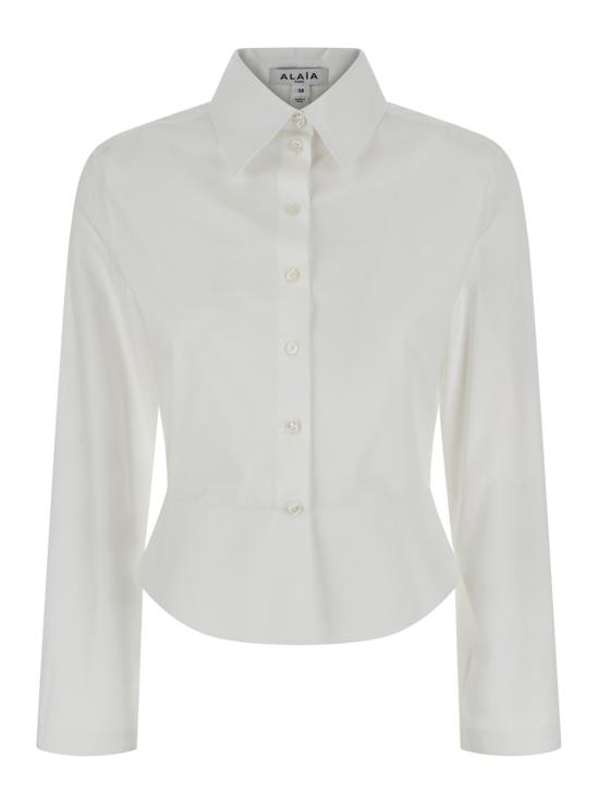 26FW 알라이아 블라우스/셔츠 AA9C1029T611D000 White