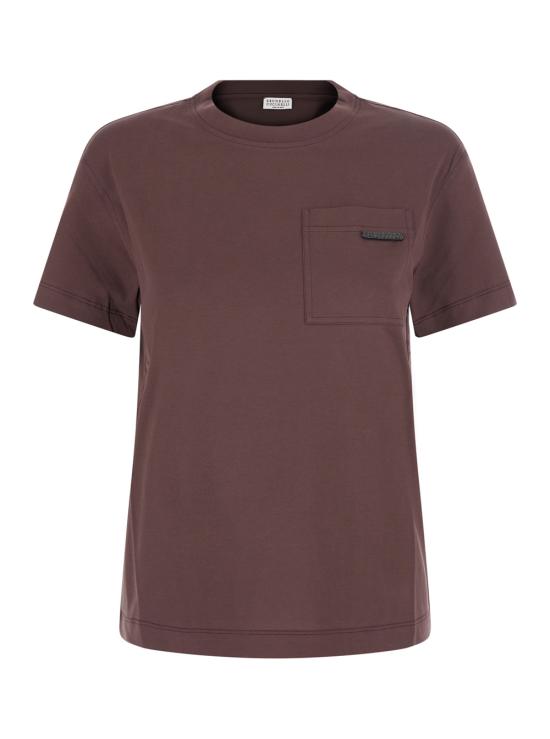 26FW 브루넬로 쿠치넬리 탑 MPT81EC710C9787 Brown