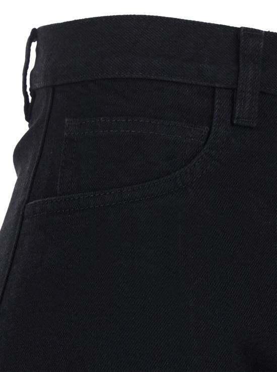 26FW 알라이아 데님 팬츠 AA9P1443D003D995 Black - ALAIA