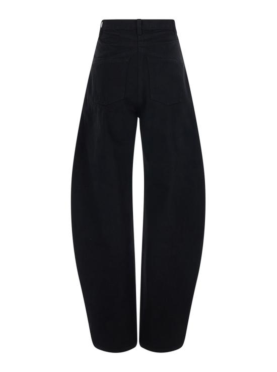 26FW 알라이아 데님 팬츠 AA9P1443D003D995 Black - ALAIA