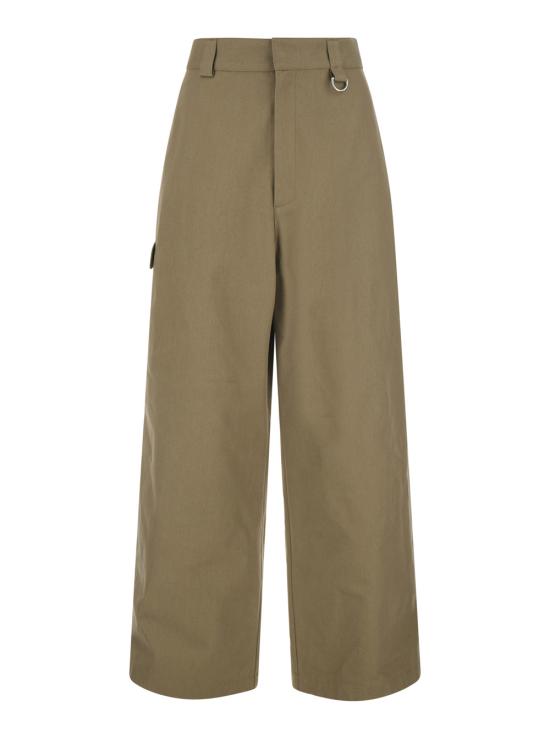 26FW 발렌시아가 스트레이트 팬츠 A009K2TUP222840 Green