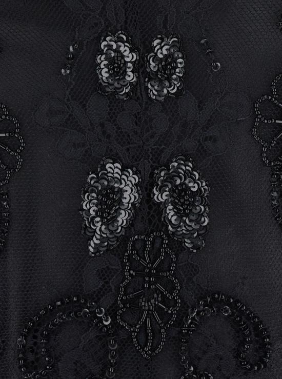 26FW 블루마린 탑 RF6064J161622222 Black - BLUMARINE