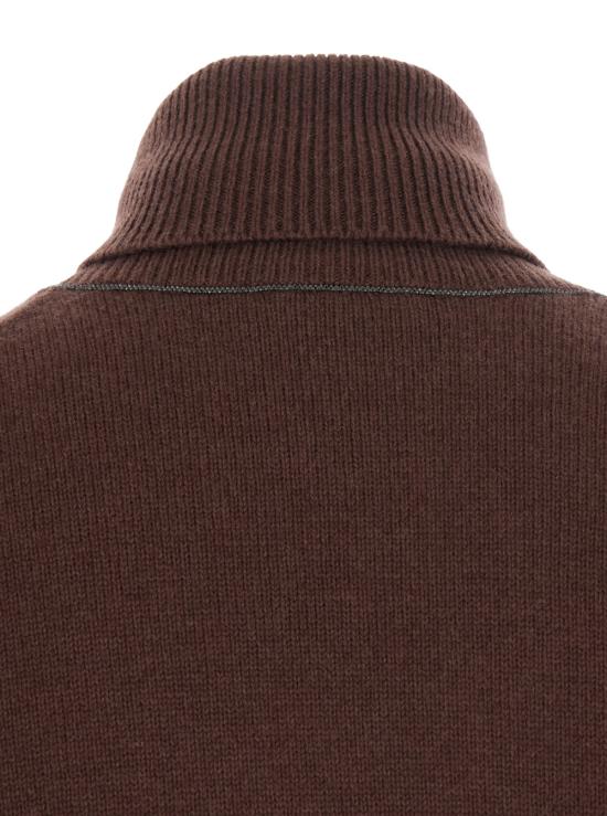 26FW 브루넬로 쿠치넬리 긴팔 티셔츠 M12744403C9199 Brown - BRUNELLO CUCINELLI