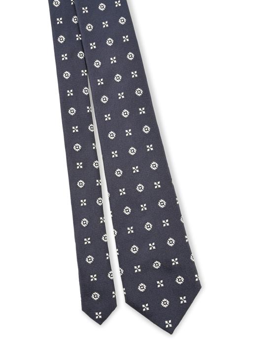 26FW 생로랑 긴팔 티셔츠 A00152 3Y0094178 NAVY IVORY - SAINT LAURENT