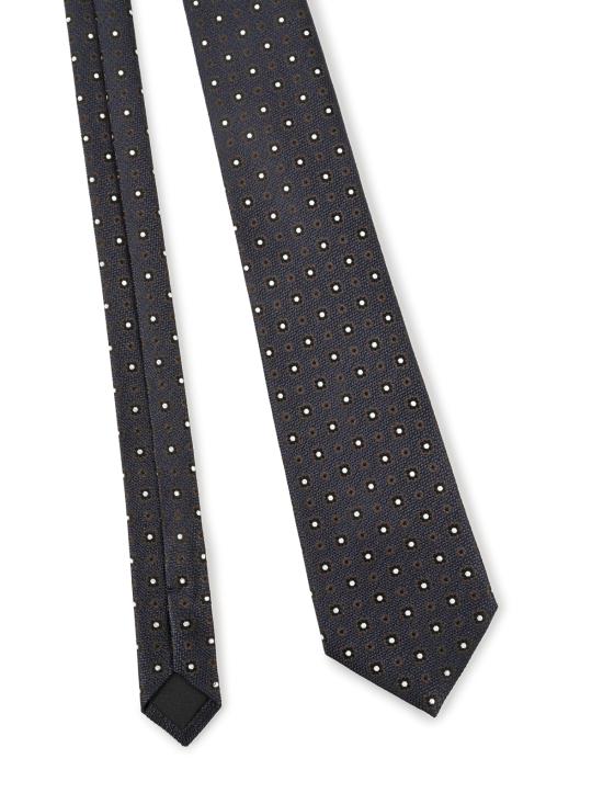 26FW 생로랑 긴팔 티셔츠 A0013T 3Y0094164 NAVY DARK BROWN - SAINT LAURENT