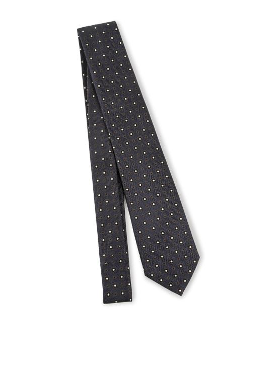 26FW 생로랑 긴팔 티셔츠 A0013T 3Y0094164 NAVY DARK BROWN - SAINT LAURENT