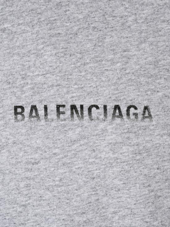 26FW 발렌시아가 백 그래디언트 오버사이즈 티셔츠 850345 TVVE61302 LIGHT HEATHER GREY - BALENCIAGA