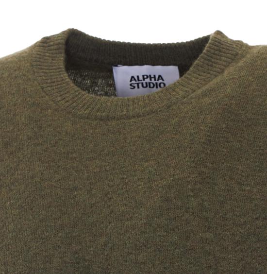 26FW 알파스튜디오 스웨터 7100CU 1110 GREY - ALPHA STUDIO