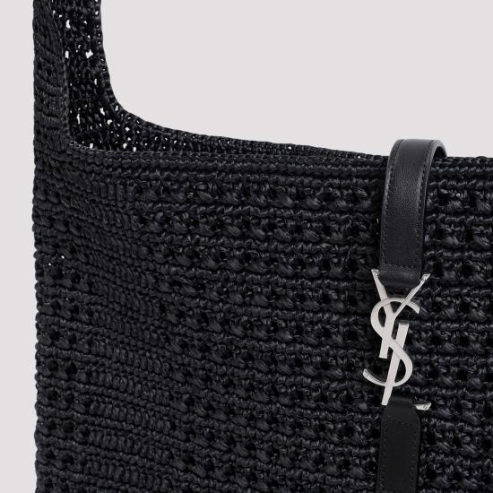 26FW 생로랑 LE 5 A 7 마크라메 미디엄백 778827 GAAEN 1000 NERO - SAINT LAURENT