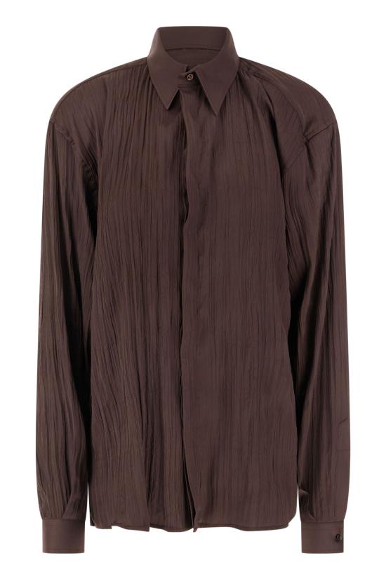 26FW 마르셈 긴팔 셔츠 C071T318 060 Brown