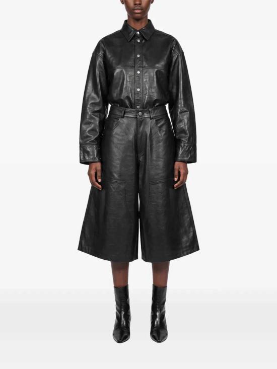 26FW 하이쿠레 숏팬츠 HEW03377PL008TP BLACK C0100 - HAIKURE