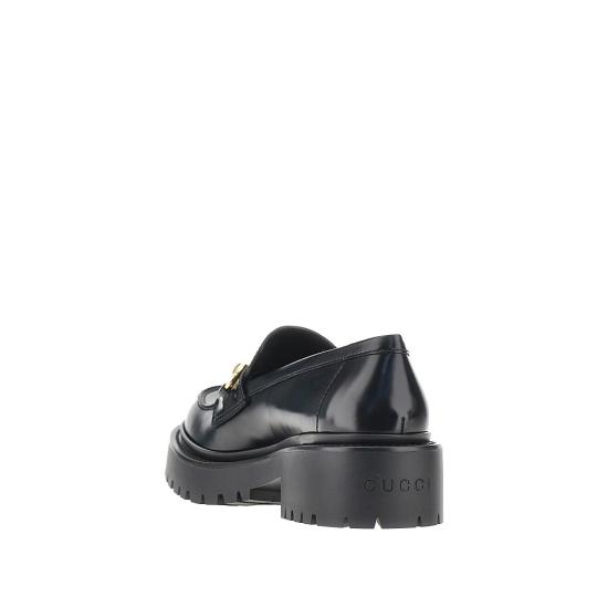 26FW 구찌 홀스빗 러그 솔 로퍼 A0067VAAGKV Black - GUCCI