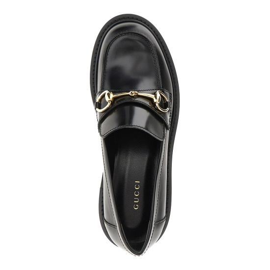 26FW 구찌 홀스빗 러그 솔 로퍼 A0067VAAGKV Black - GUCCI