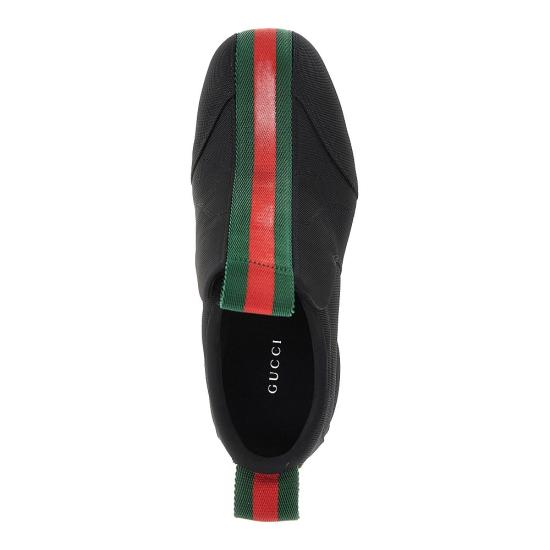 26FW 구찌 나일론 드립 스니커즈 나일론 드립 스니커즈 A00A2SFAGG8 Black - GUCCI