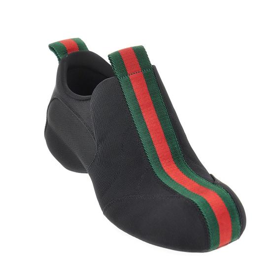 26FW 구찌 나일론 드립 스니커즈 나일론 드립 스니커즈 A00A2SFAGG8 Black - GUCCI