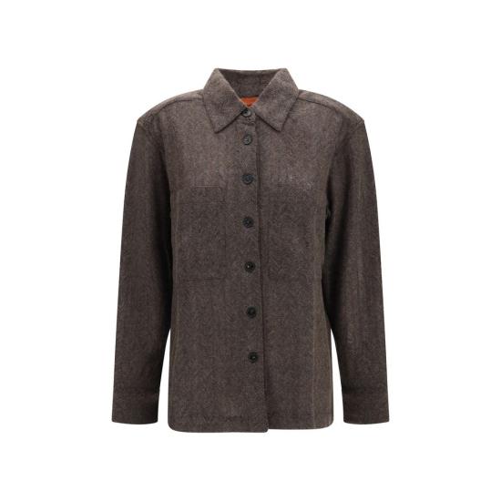 26FW 미소니 셔츠 MIDS26WJ0VBR0167S01NLBB BROWN