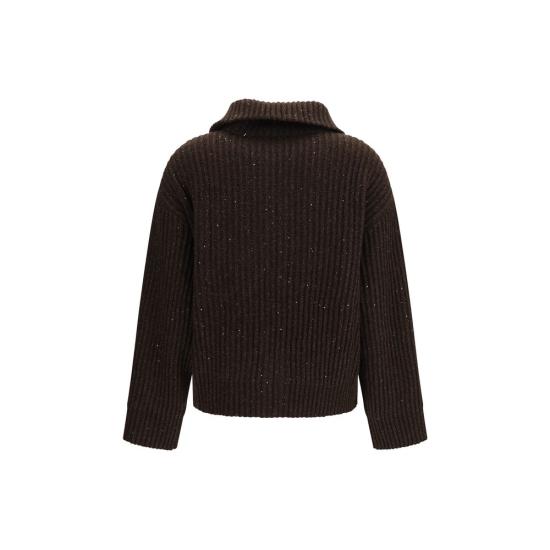 26FW 브루넬로 쿠치넬리 긴팔 티셔츠 BRMBM753506C9792BB BROWN - BRUNELLO CUCINELLI