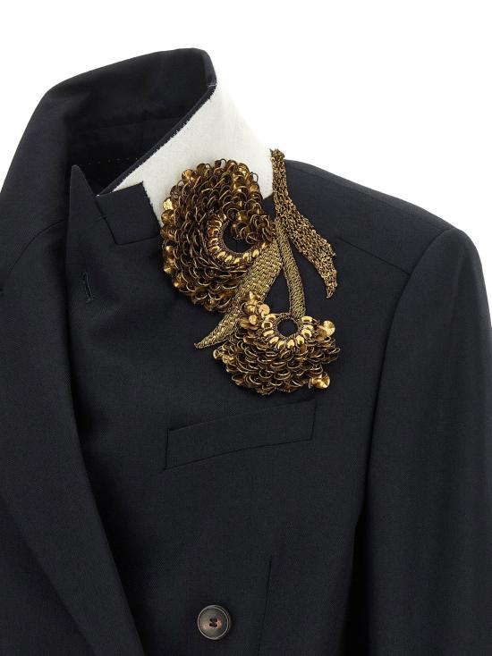  드리스 반 노튼 자켓 LD2620104194193509 NAVY - DRIES VAN NOTEN