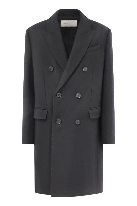 26FW 아미 코트 HCO110WV0078 001 Black