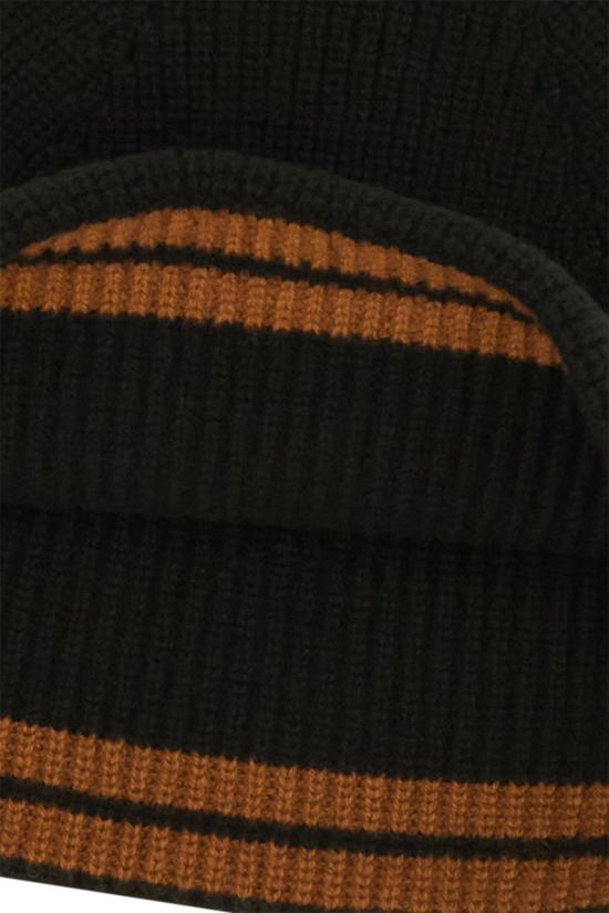 26FW 에르메네질도제냐 이어플랩 캡 BNIUIK8BA4 K09 BLACK - ERMENEGILDO ZEGNA