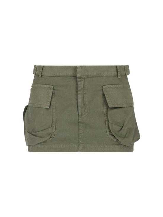 26FW 기마구아스 미디 스커트 SARA MINI SKIRT GREEN