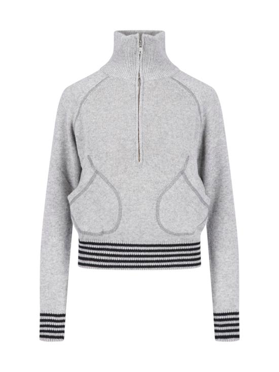 26FW 기마구아스 스웨터 SINDI JACKET GREY BLACK
