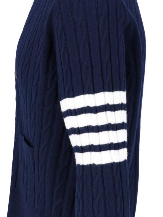 26FW 톰브라운 스웨터 MKC660A Y2022 415 BLUE - THOM BROWNE