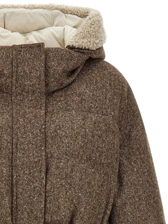 26FW 브루넬로 쿠치넬리 코트 BR344645BM BROWN - BRUNELLO CUCINELLI