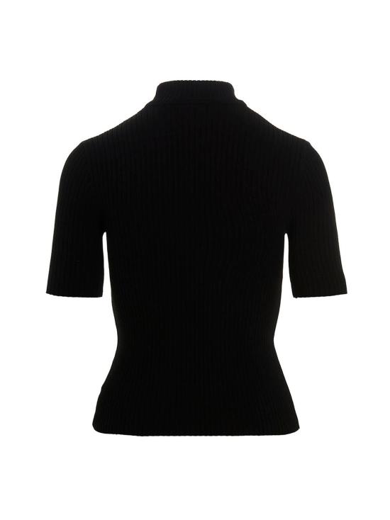  쿠레쥬 스웨터 LDPERMPU026FI00019999 BLACK - COURREGES