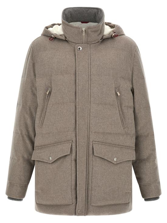26FW 브루넬로 쿠치넬리 코트 BR345149BM BEIGE