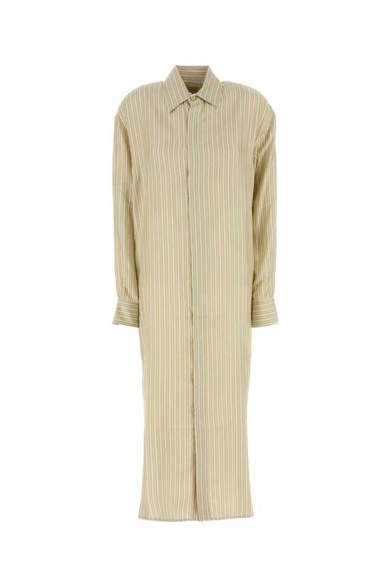  르카샤 원피스 UZUD STRIPESYELLOW BEIGE