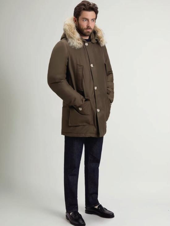 26FW 울리치 패딩 Ramar Verde Scuro 소재의 Giaccone 파카 - WOOLRICH