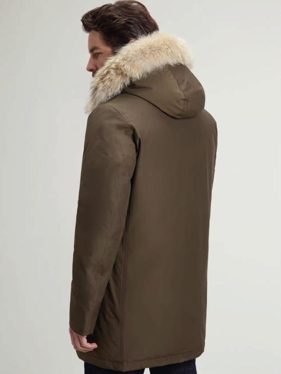 26FW 울리치 패딩 Ramar Verde Scuro 소재의 Giaccone 파카 - WOOLRICH