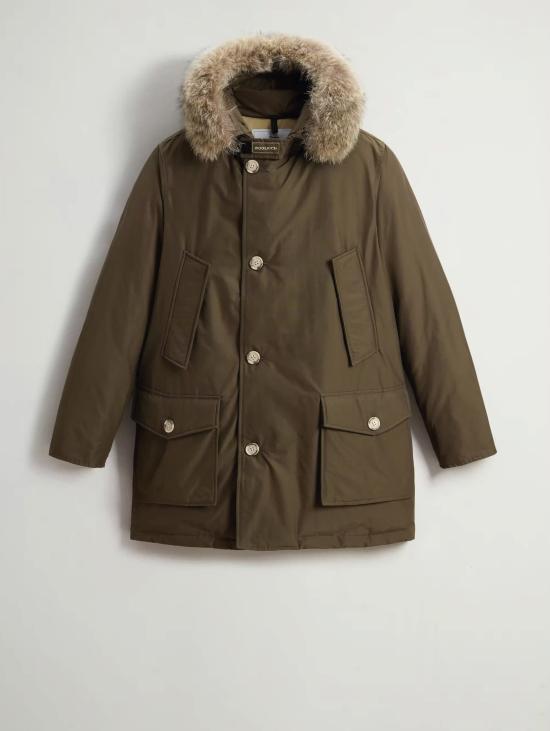 26FW 울리치 패딩 Ramar Verde Scuro 소재의 Giaccone 파카 - WOOLRICH