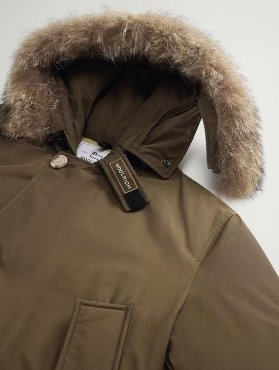 26FW 울리치 패딩 Ramar Verde Scuro 소재의 Giaccone 파카 - WOOLRICH