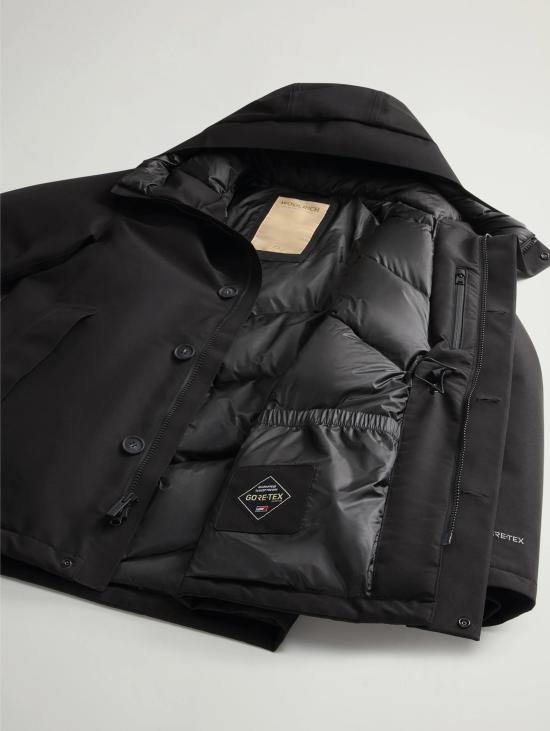 26FW 울리치 패딩 Gore-Tex Due Strati Nero 파카 - WOOLRICH