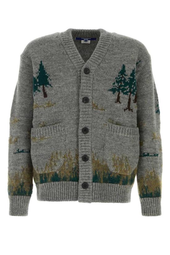 26FW 와타나베 준야 니트웨어 WRN006W26 TOPGREY GRAY
