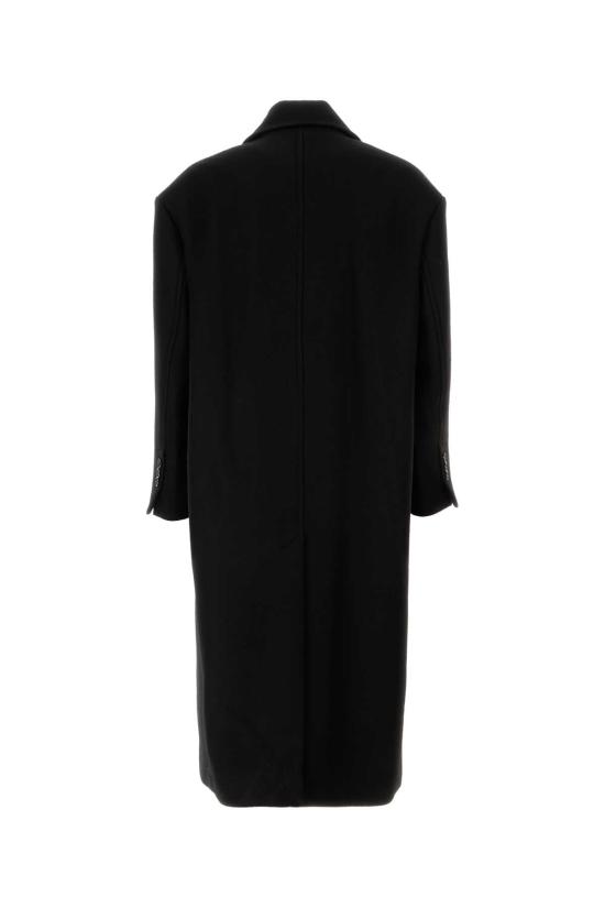 26FW 아미 울 더블 브레스트 롱 코트 HCO458WV0078 001 NOIR - AMI