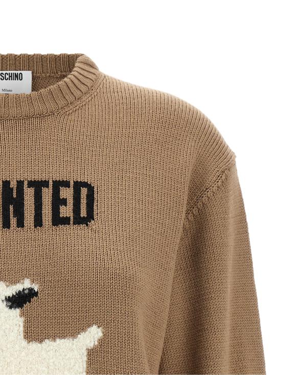 26FW 모스키노 스웨터 MO345063BM BEIGE - MOSCHINO
