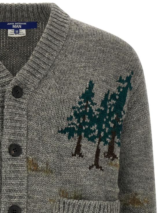 26FW 와타나베 준야 가디건 JU345174BM GRAY - JUNYA WATANABE